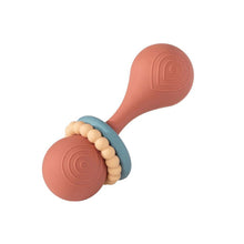 Charger l&#39;image dans la galerie, Hochet Simply Silicone Rattle 5&#39;&#39; - ROUGE
