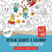 Charger l'image dans la galerie, L'ESPACE Affiche géante à colorier
