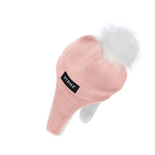 Charger l&#39;image dans la galerie, Chapeau HIVER en polar avec POMPON - Fleece hat 6-12 mois
