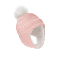 Charger l&#39;image dans la galerie, Chapeau HIVER en polar avec POMPON - Fleece hat 6-12 mois
