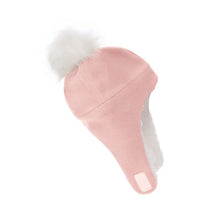 Charger l&#39;image dans la galerie, Chapeau HIVER en polar avec POMPON - Fleece hat 6-12 mois
