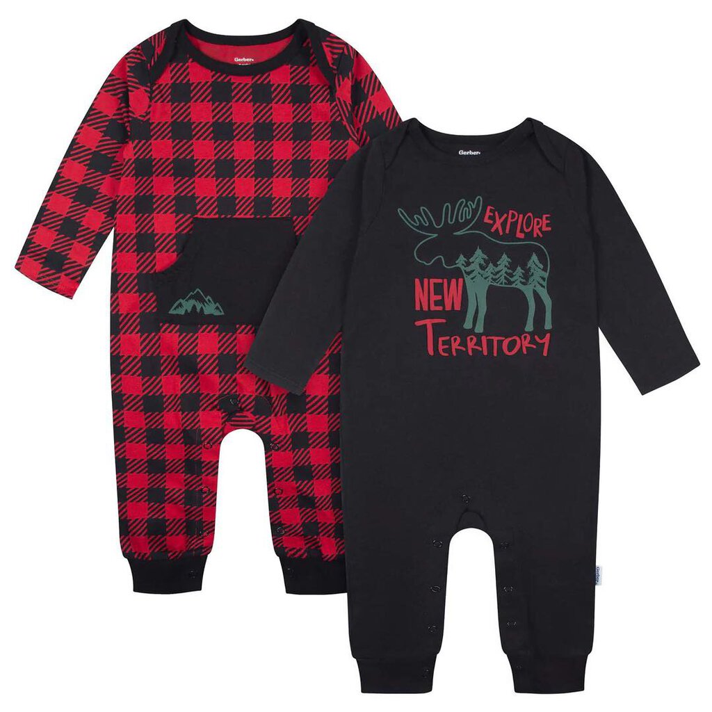 Paquet de 2 Jumpsuit - Romper - Boy - Explore 24 mois