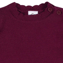 Charger l&#39;image dans la galerie, Jumpsuit tricot - Sweater Knit Romper FLOWERS - 18 mois
