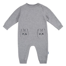 Charger l&#39;image dans la galerie, Jumpsuit tricot - Sweater Knit Romper RACCOON - 18 mois
