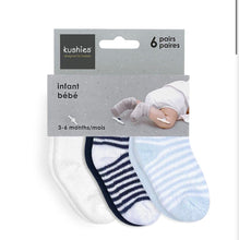 Charger l'image dans la galerie, Paquet de 6 chaussette 3-6 mois
