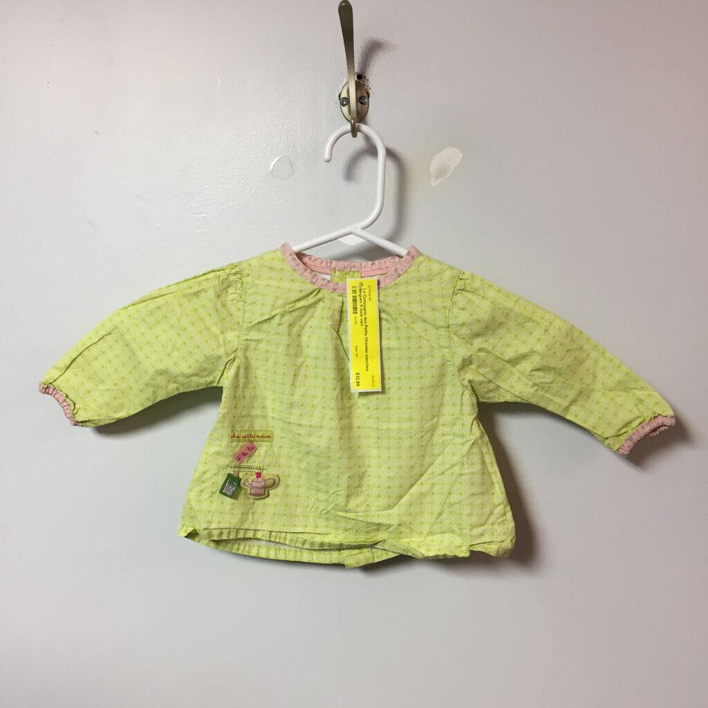 Chemise manches longues 9 mois