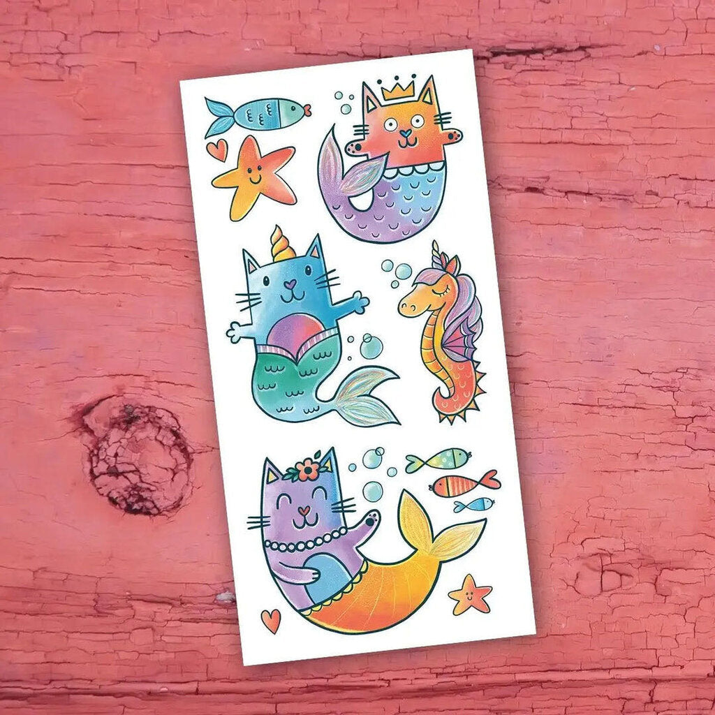 LES CHATSIRÈNES Tatouages temporaires - CREATION QUEBECOISE