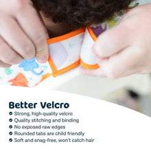 Charger l&#39;image dans la galerie, Bavoir manches longues SAGE CHECKERS 6-24 mois
