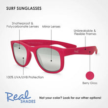 Charger l'image dans la galerie, Lunettes de soleil SURF Berry Gloss Pink - 2 ans +
