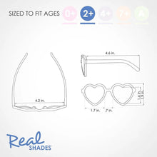 Charger l&#39;image dans la galerie, Lunettes de soleil HEART Rose Tan Pink - 2 ans +
