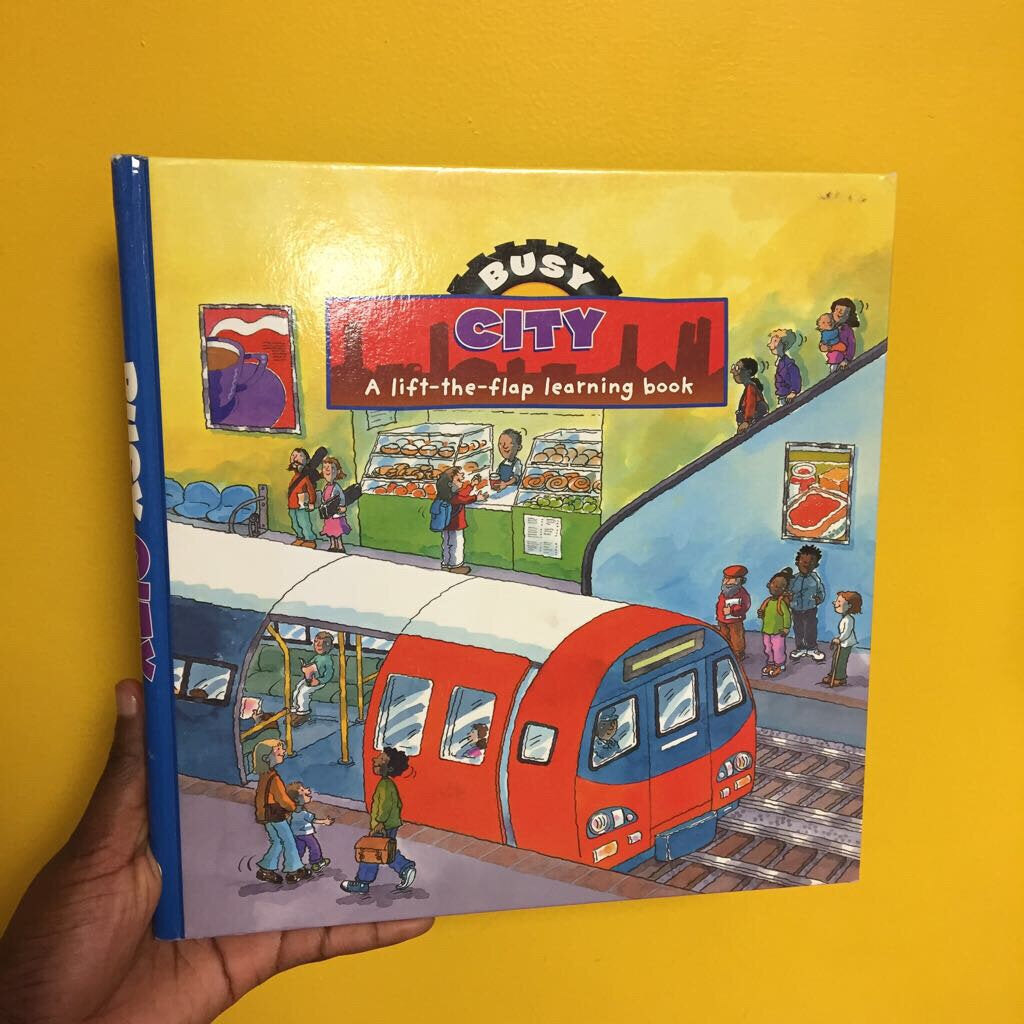 Busy city a lift-the- flap learning book