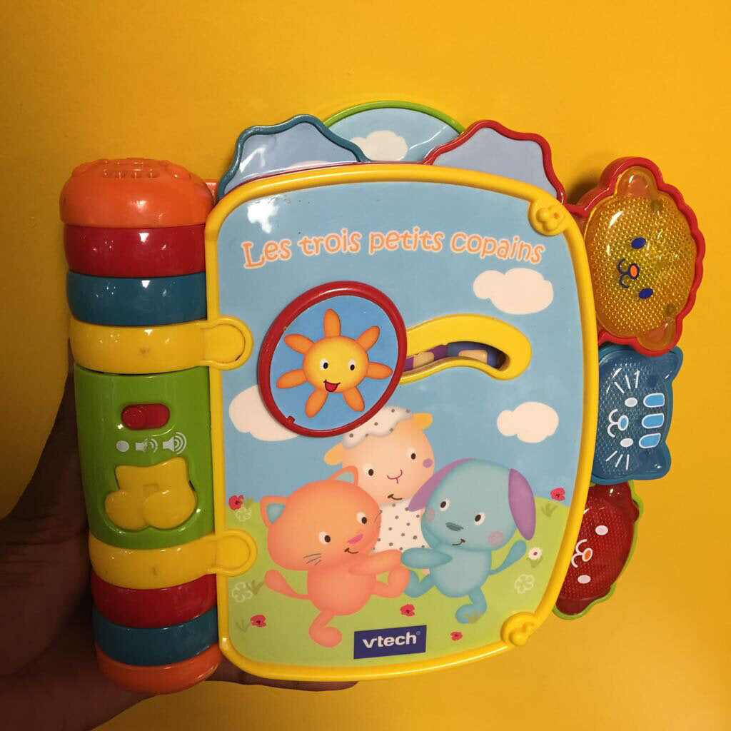 Livre INTERACTIF Les trois petits copains