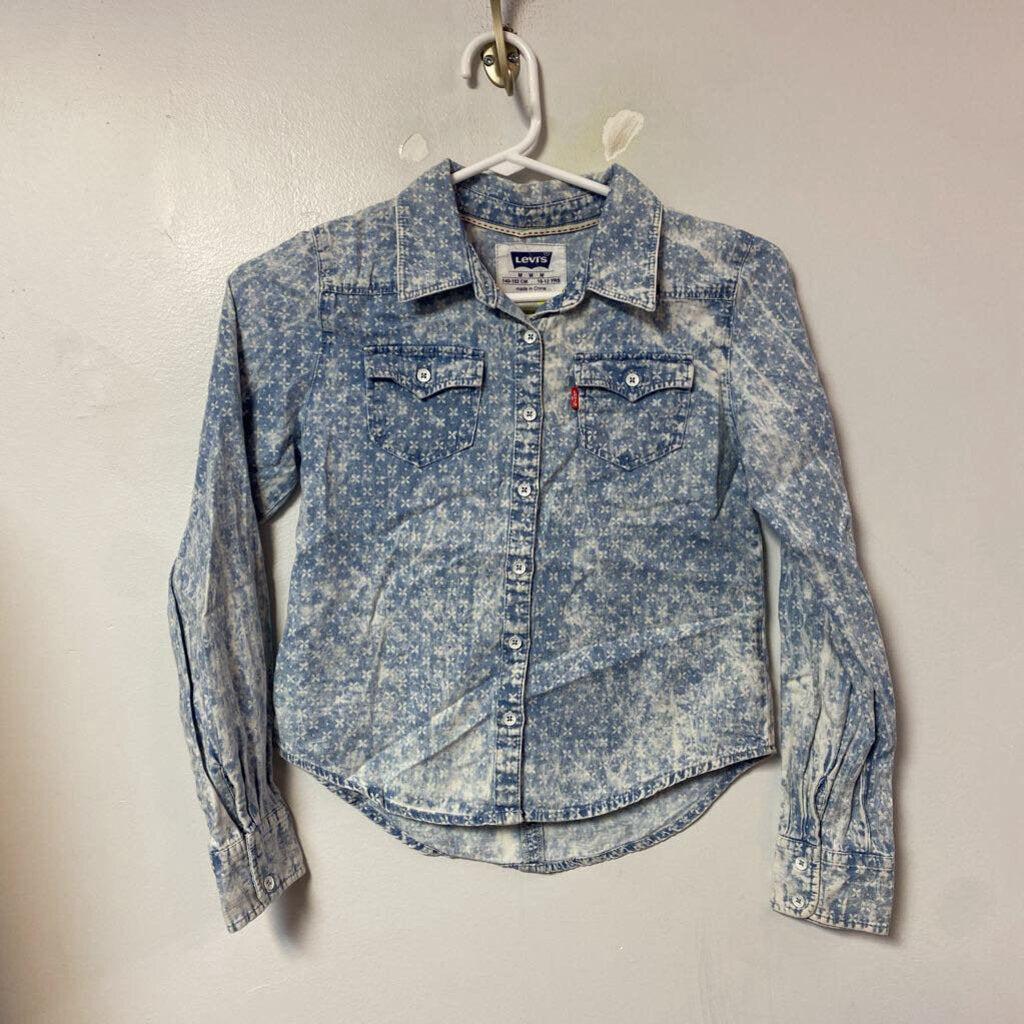 chemise manches longues 10-12 ans