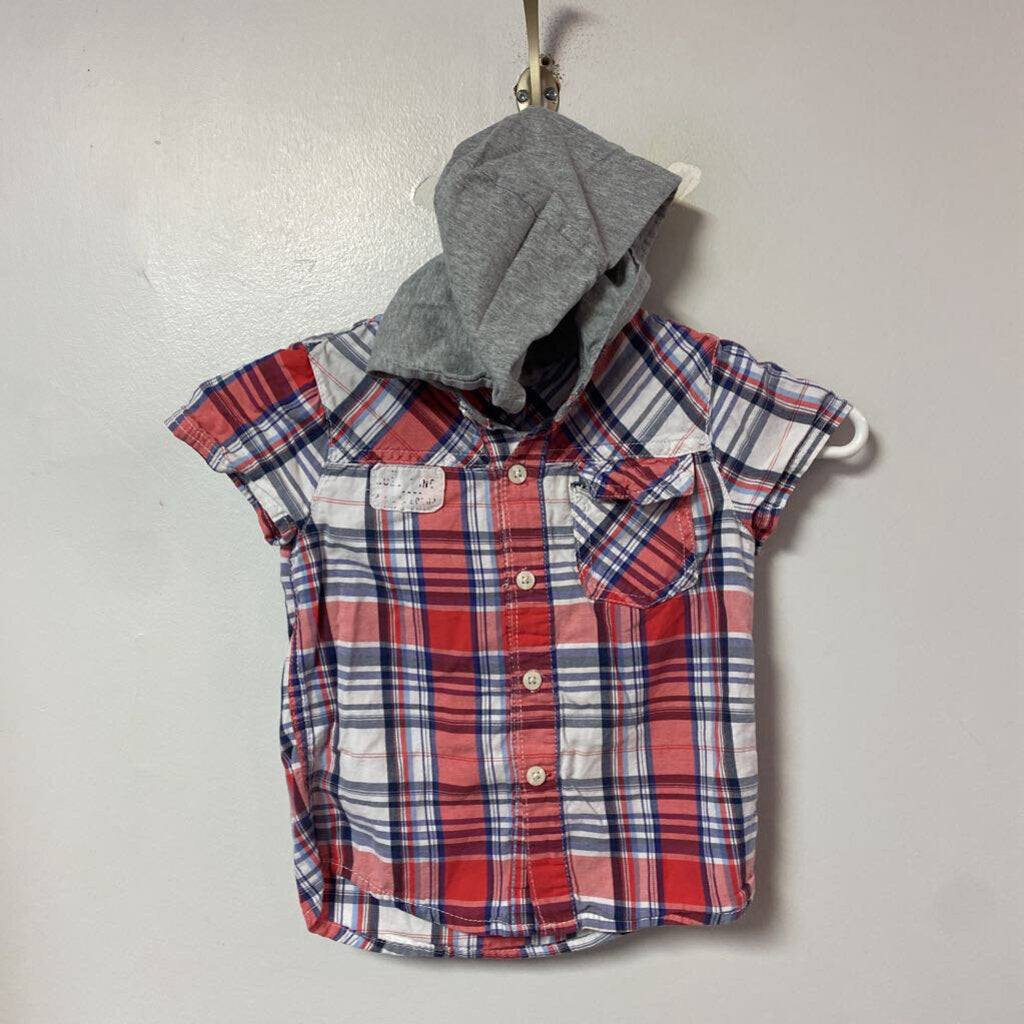 Chemise manches courtes -6-9 mois