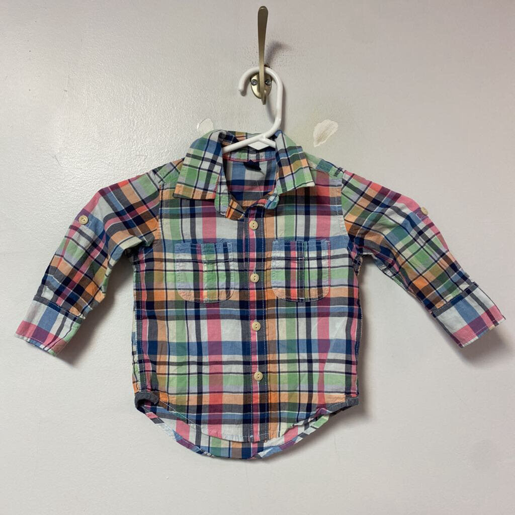 Chemise manches longues 12-18 mois