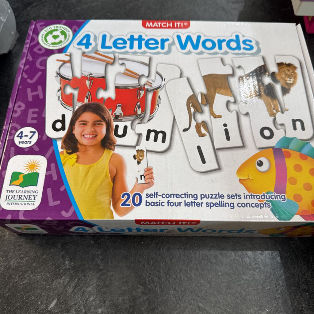 IMPECC casse tete educatif 4 LETTLER WORDS