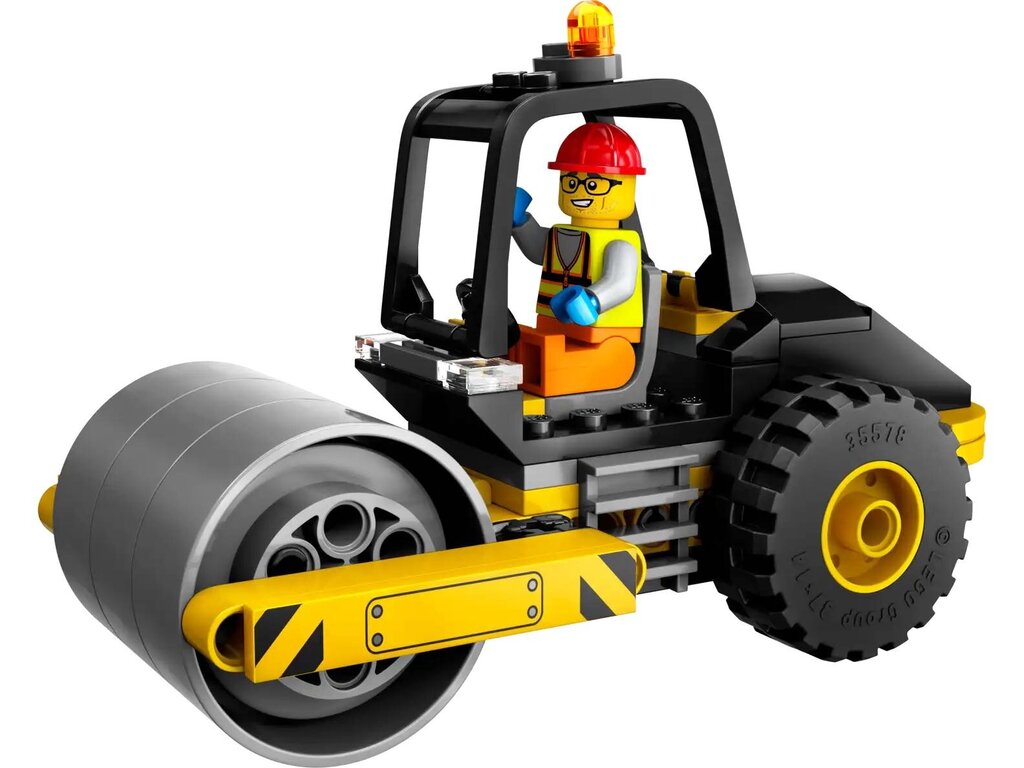 LEGO City Construction Steamroller Toy Set For Kids 60401
