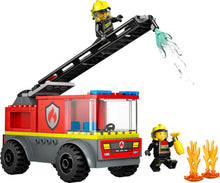 Charger l&#39;image dans la galerie, LEGO City Fire Ladder Truck Toddler Toy - Fire Truck Toy with 2 Firefighter Minifigures - 60463
