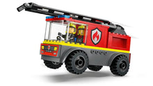Charger l&#39;image dans la galerie, LEGO City Fire Ladder Truck Toddler Toy - Fire Truck Toy with 2 Firefighter Minifigures - 60463
