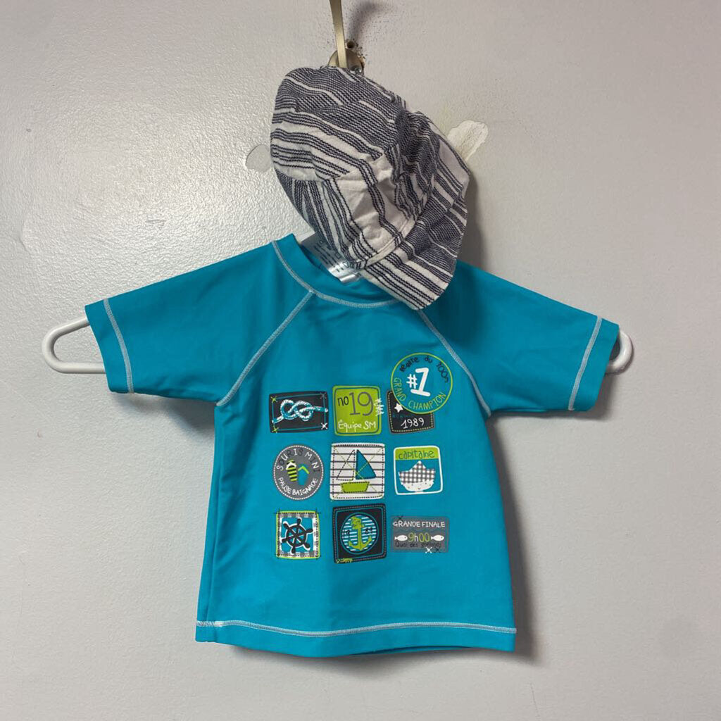 T shirt MAILLOT avec chapeau - 3-6 mois