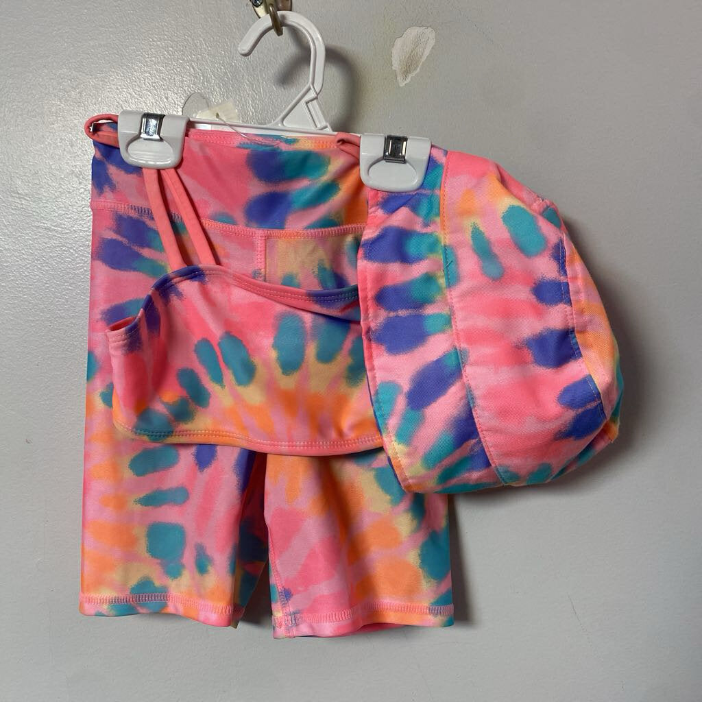 Maillot 2 pcs + chapeau 7-8 ans