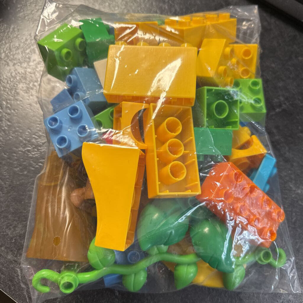Lot de 40 blocs DUPLO assortis