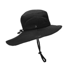 Charger l&#39;image dans la galerie, Chapeau d&#39;été Explorer Hat Black 2-6 ans
