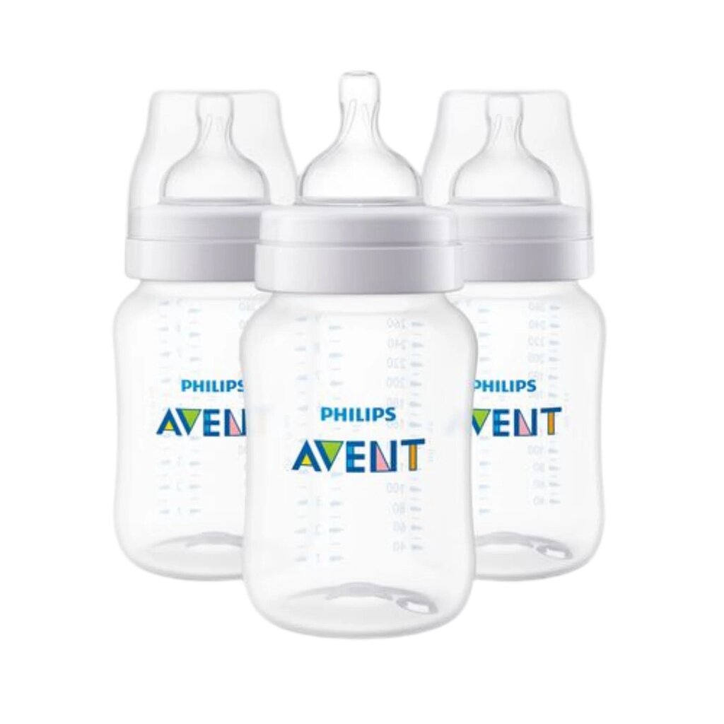 Paquet de 3 Biberon Anti-Colique 9oz