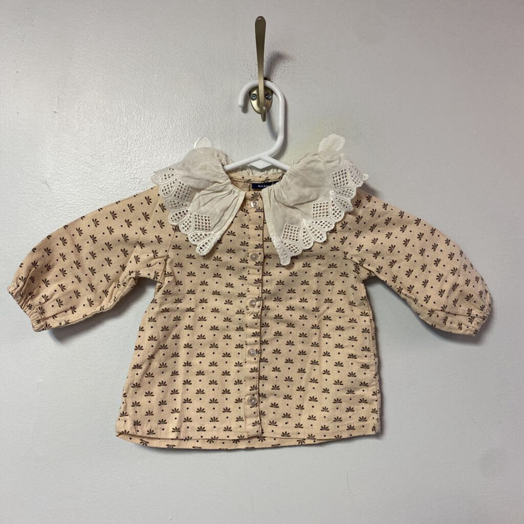 blouse manches longues 12 mois