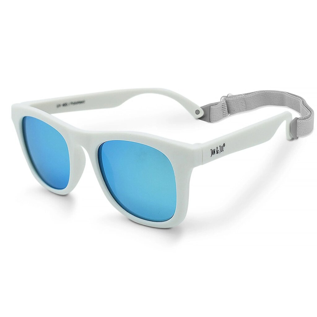 Lunettes de soleil polarisées flexibles UV-400 avec sangle pour bébé et enfant WHITE AURORA - 2-6 ans