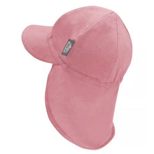 Charger l'image dans la galerie, Bonnet chapeau été à rabat en coton DUSTY ROSE - 0-3 mois
