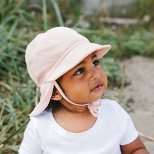 Charger l&#39;image dans la galerie, Bonnet chapeau été à rabat en coton - 0-3 mois
