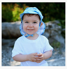 Charger l&#39;image dans la galerie, Bonnet chapeau été à rabat en Nylon et Spandex WHALE - 3-6 mois
