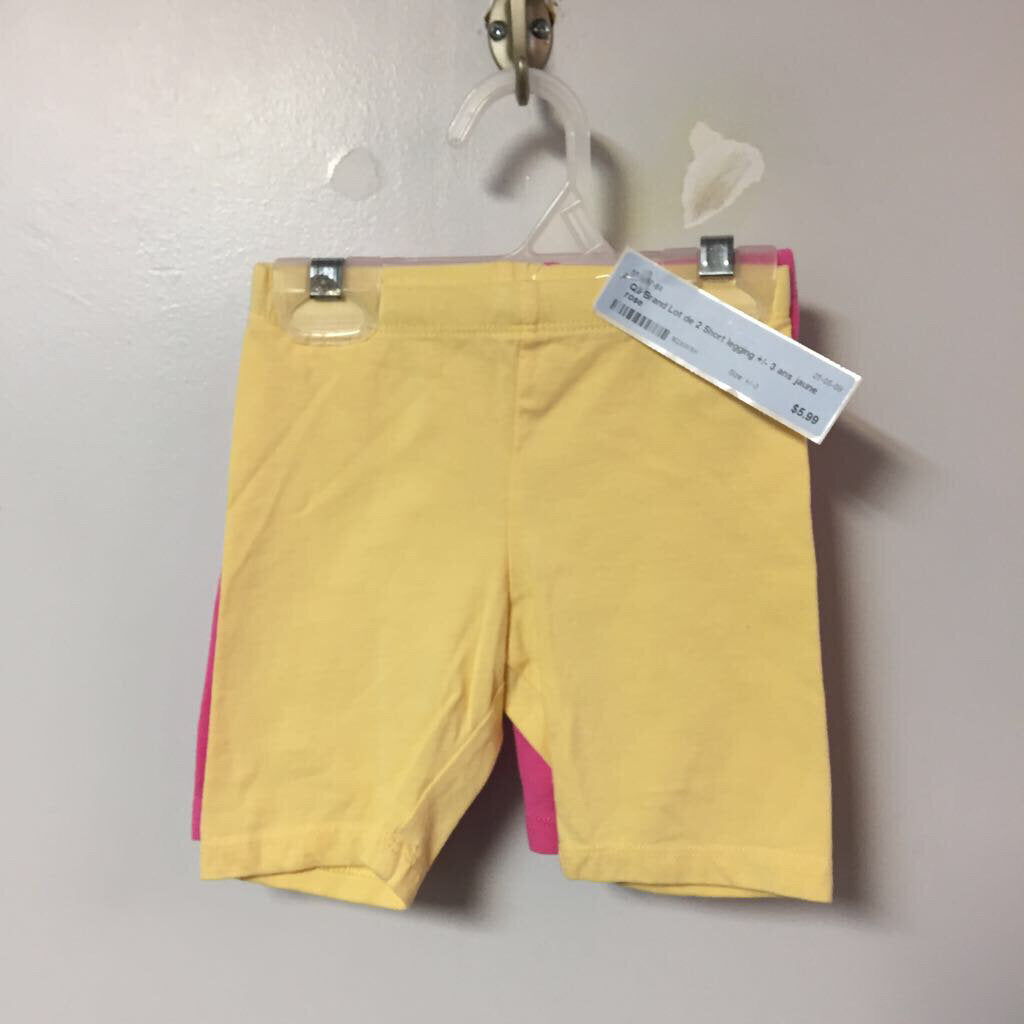 Lot de 2 Short legging +/- 3 ans
