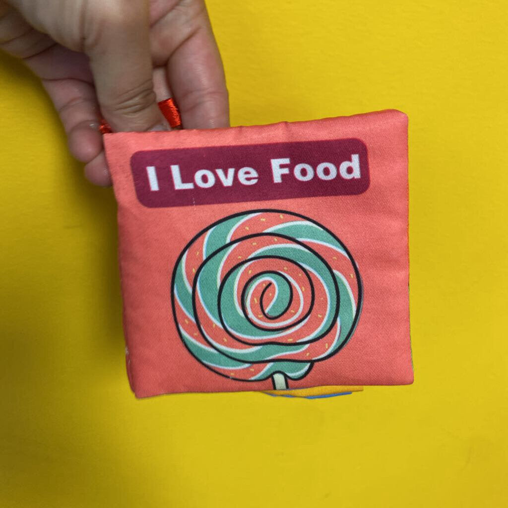 Livre en TISSU I love food