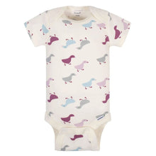 Charger l&#39;image dans la galerie, Paquet de 5 cache couches DUCKLING 5 Pack Short Sleeve Oneisie 3-6 mois
