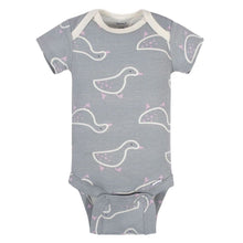 Charger l&#39;image dans la galerie, Paquet de 5 cache couches DUCKLING 5 Pack Short Sleeve Oneisie 3-6 mois
