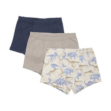 Charger l&#39;image dans la galerie, Paquet de 3 Coulottes BOXER Organic Cotton DINOS 5 ans
