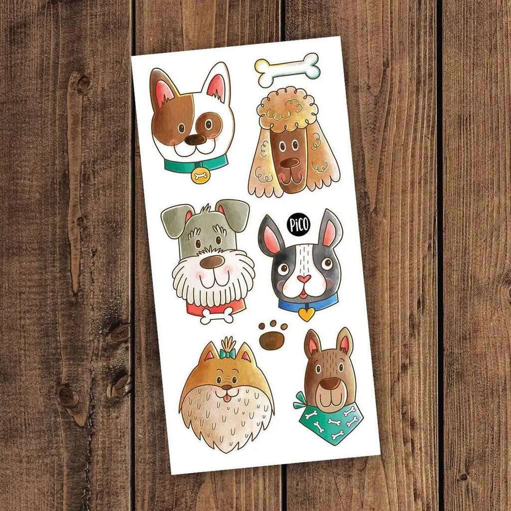 LA SCUADE CANINE Tatouages temporaires - CREATION QUEBECOISE