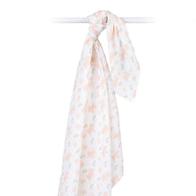 Charger l&#39;image dans la galerie, COCHONNETS - Couverture en mousseline OU pour emmailloter - Swaddling blanket PIGGIES

