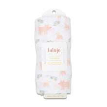 Charger l&#39;image dans la galerie, COCHONNETS - Couverture en mousseline OU pour emmailloter - Swaddling blanket PIGGIES
