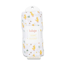 Charger l&#39;image dans la galerie, CANARDS - Couverture en mousseline OU pour emmailloter - Swaddling blanket DUCKS
