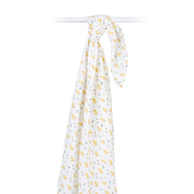 Charger l&#39;image dans la galerie, CANARDS - Couverture en mousseline OU pour emmailloter - Swaddling blanket DUCKS
