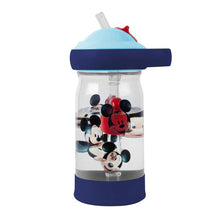 Charger l&#39;image dans la galerie, Bouteille d&#39;eau avec paille MICKEY MOUSE Sip &amp; See Water Bottle with straw 12 oz
