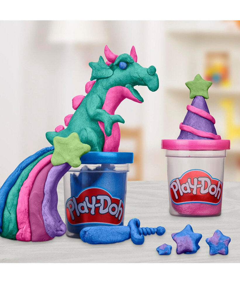 Paquet de 6 pcs pâte à modeler PAILLETTE - Sparkle collection Play-Doh - 12 oz