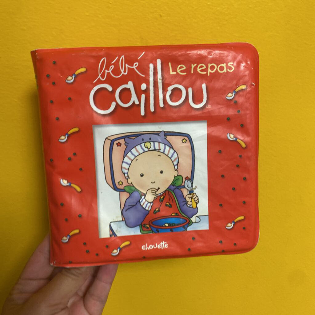 Livre pour le bain BB Caillou le repas