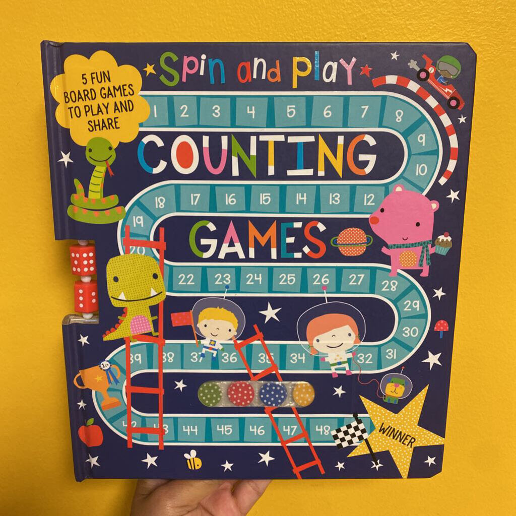 Lot 5 jeux de societe amusant dans un livre Counting Games