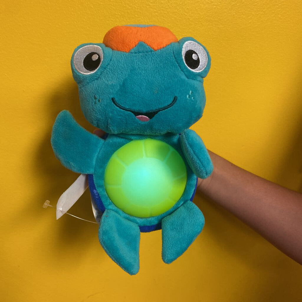 Peluche MUSICAL fait lumiere GRENOUILLE