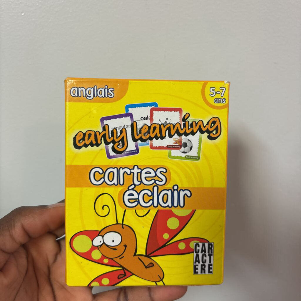COMPLET Jeu de 56 cartes eclair Early Learning