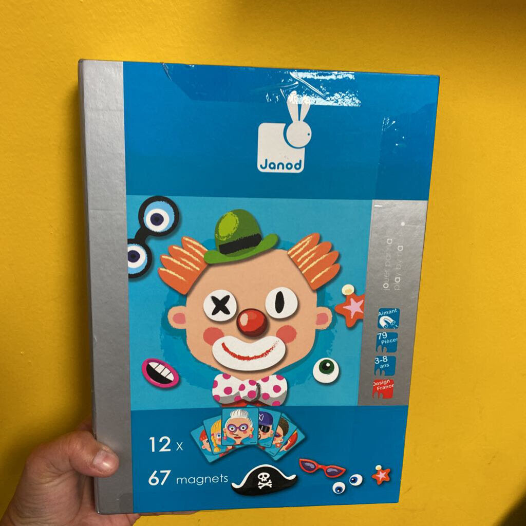 COMPLET Jeu magnetique Visages Rigolo